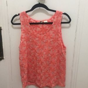 J Crew Flower Tank